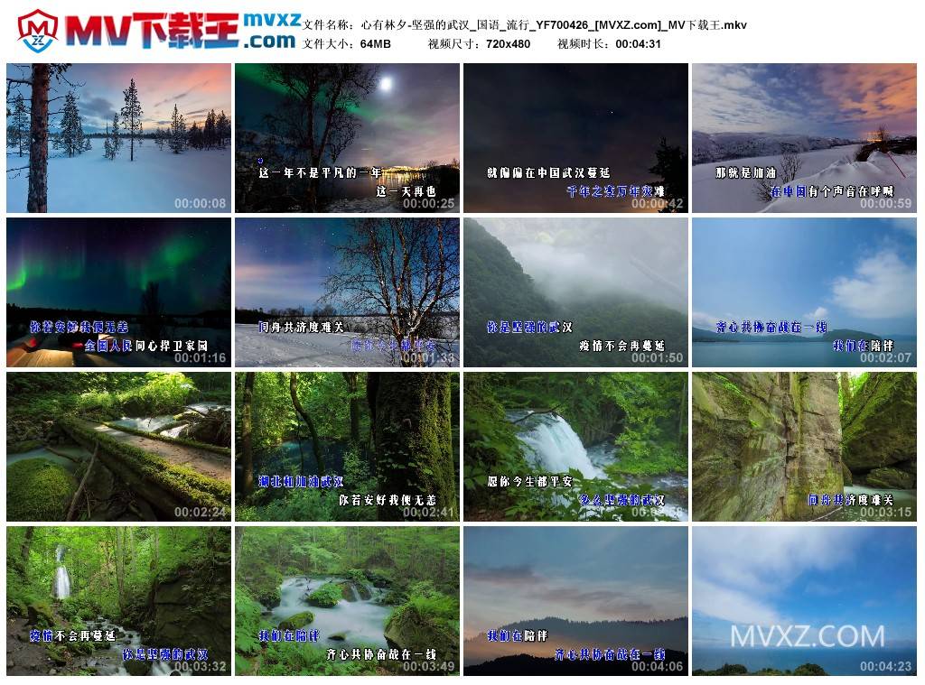 心有林夕-坚强的武汉_国语_流行_YF700426
